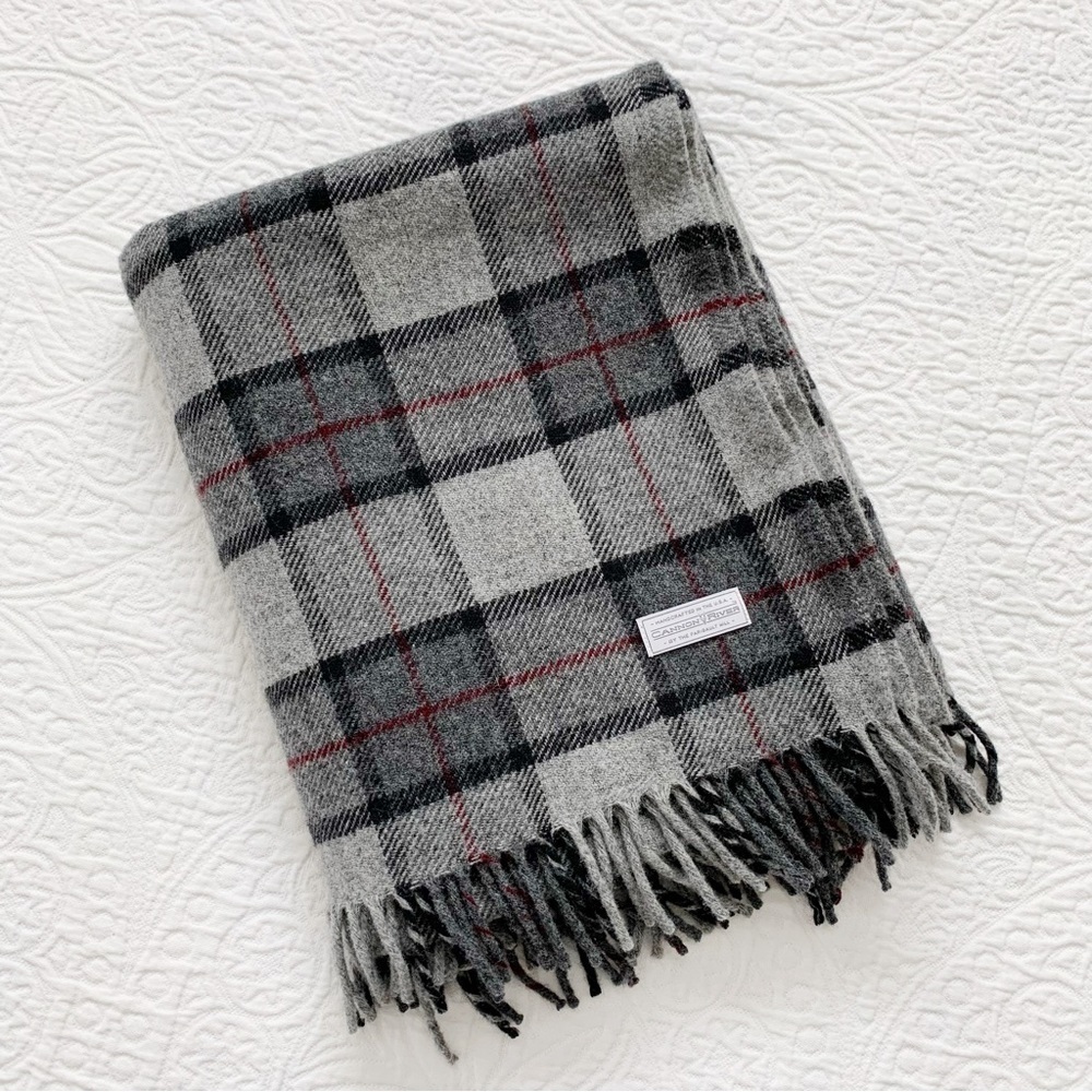 Cannon River by Faribault Mill Wool Throw‎ Blanket (48" x 55")